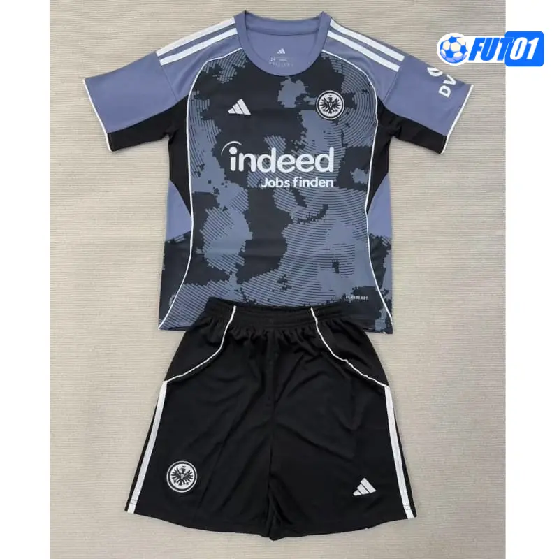 Camiseta Eintracht Fráncfort Third 2025/2026 Niño