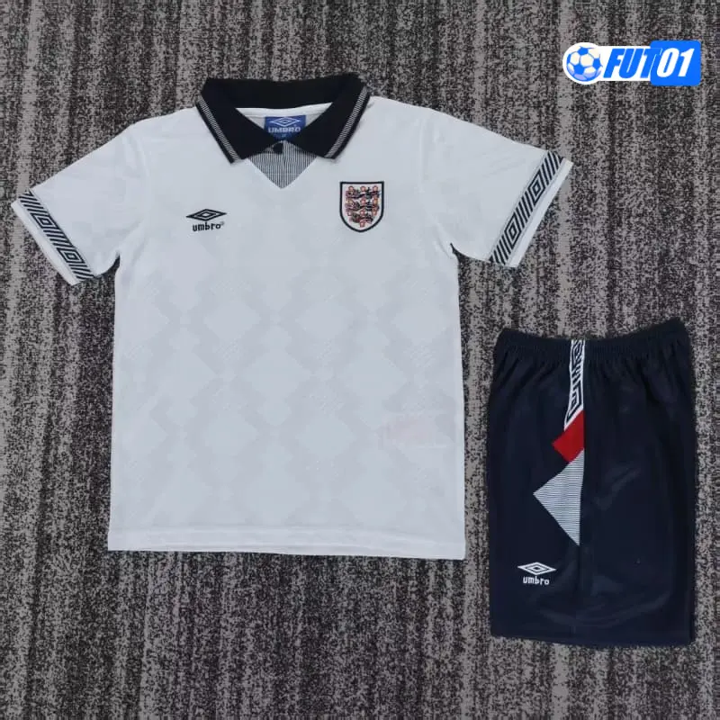 Camiseta Inglaterra Home 1990 Retro Niño