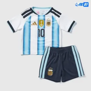Camiseta Messi 10 Argentina Home 2026 Niño con FIFA2022