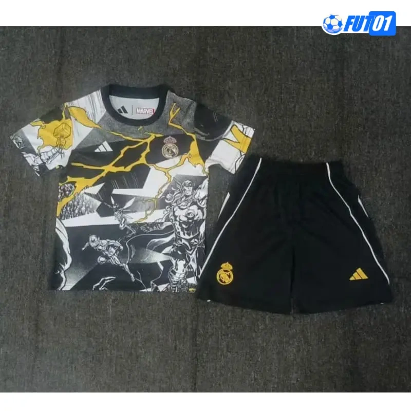 Camiseta Real Madridx Marvel 2025/2026 Edición Especial Niño