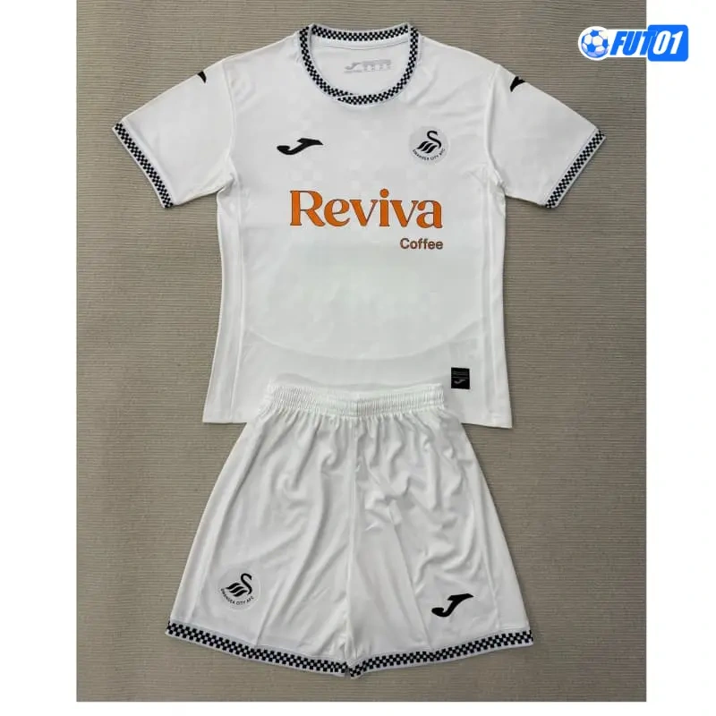 Camiseta Swansea City Home 2025/2026 Niño
