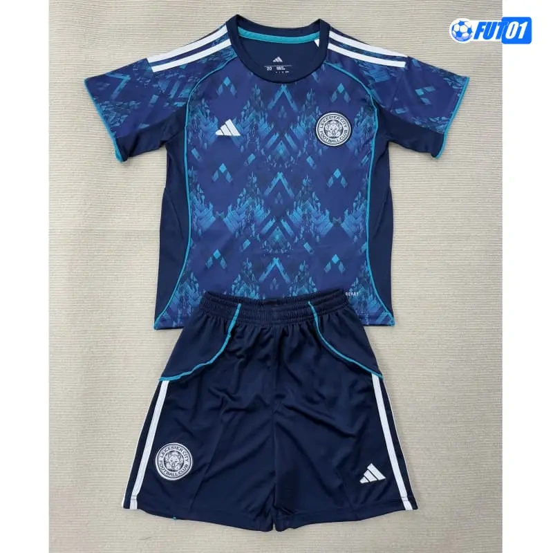 Camiseta Leicester City Away 2025/2026 Niño