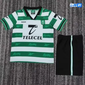 Camiseta Sporting Lisboa Home 1999/00 Retro Niño