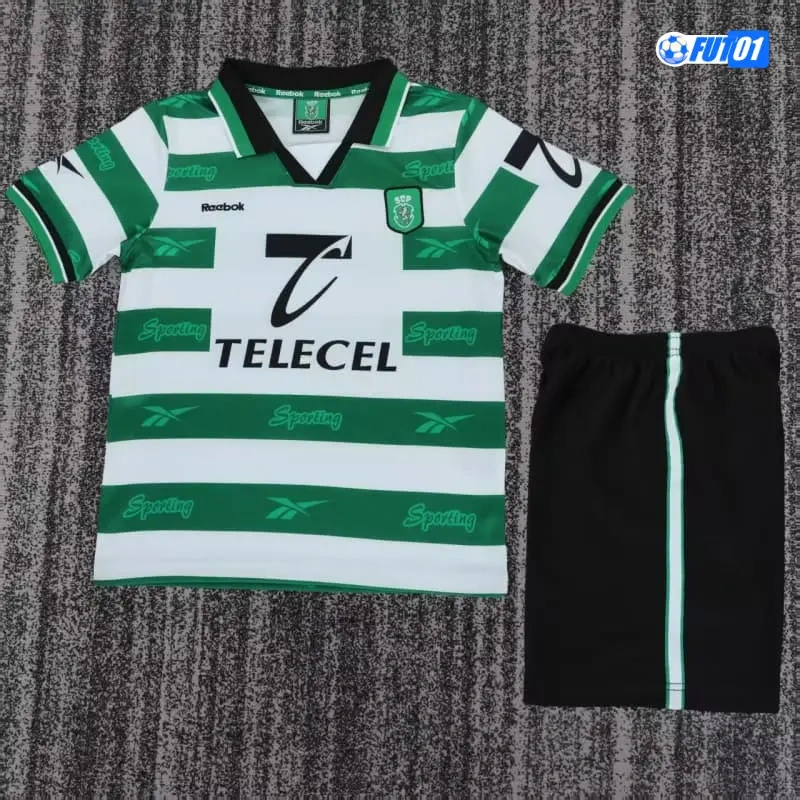 Camiseta Sporting Lisboa Home 1999/00 Retro Niño