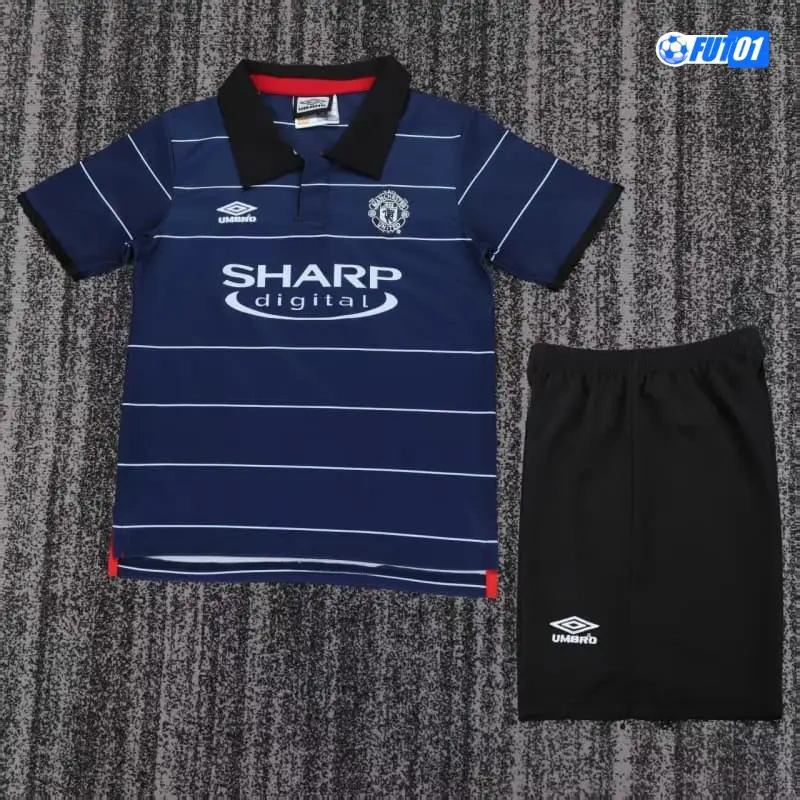 Camiseta Manchester United Away 1999/00 Retro Niño