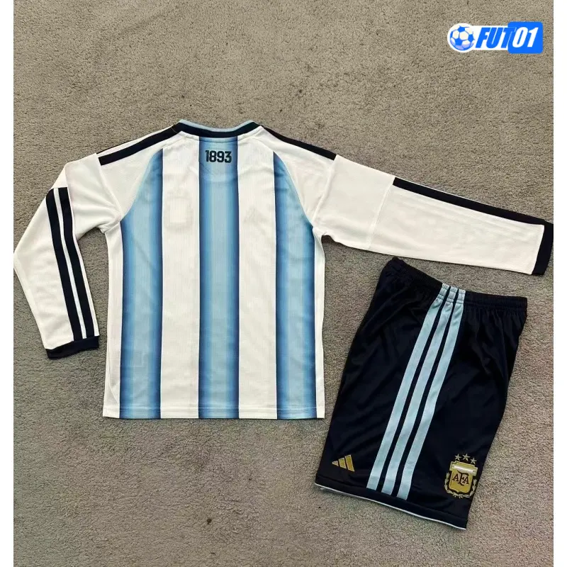 Camiseta Argentina Home Mundial 2026 Niño ML