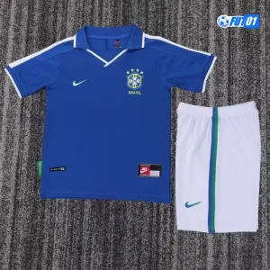 Camiseta Brasil Away 1997 Retro Niño