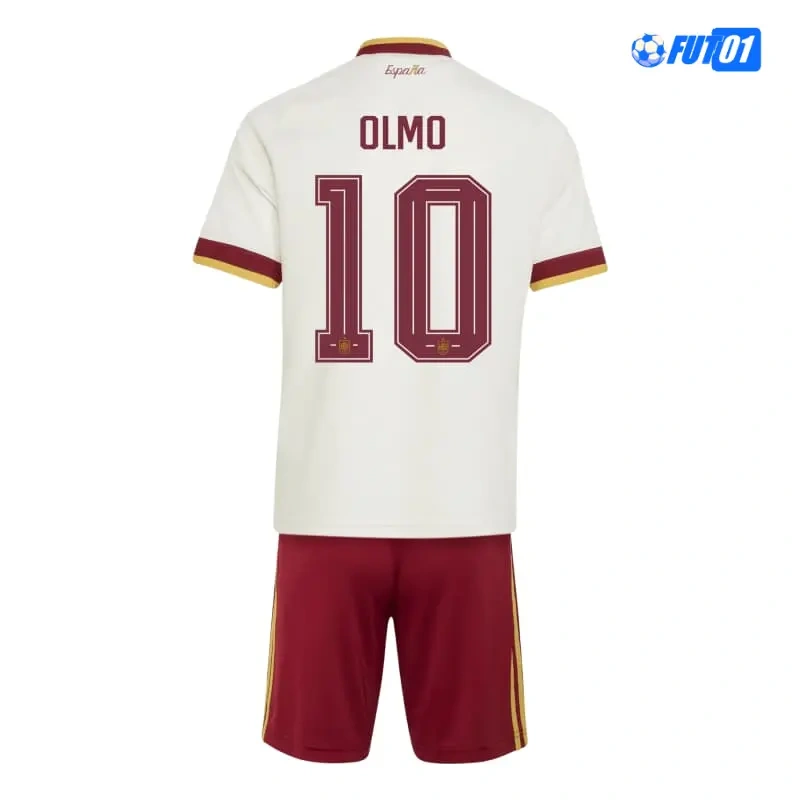 Camiseta Olmo 10 España Away Mundial 2026 Niño