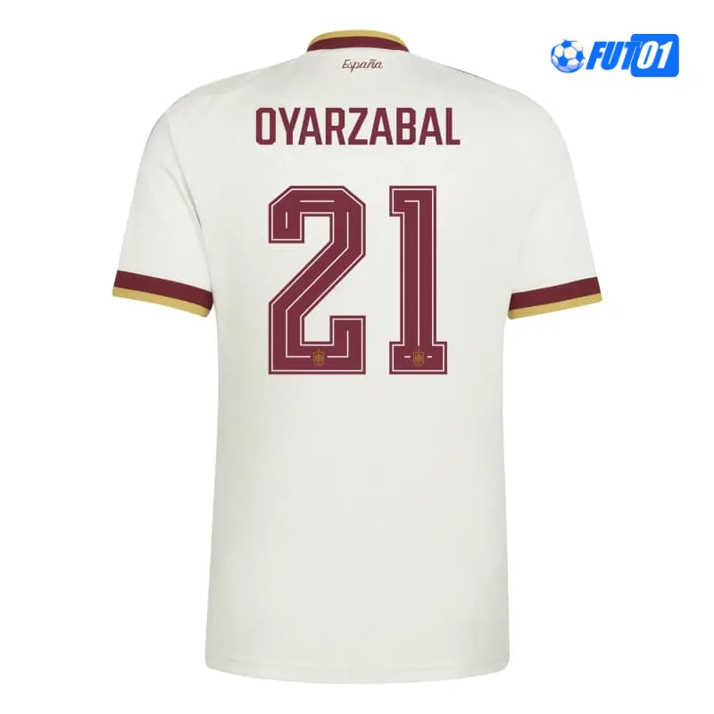 Camiseta Oyarzabal 21 España Away Mundial 2026
