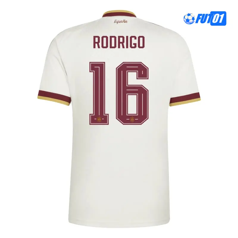 Camiseta Rodrigo 16 España Away Mundial 2026