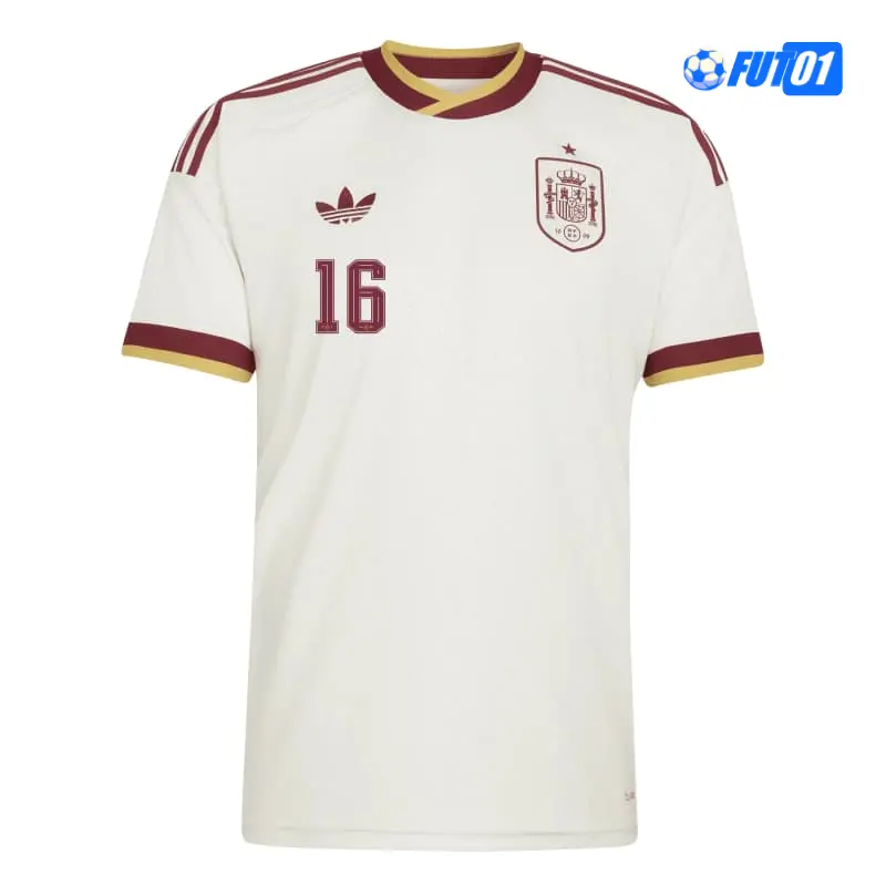 Camiseta Rodrigo 16 España Away Mundial 2026