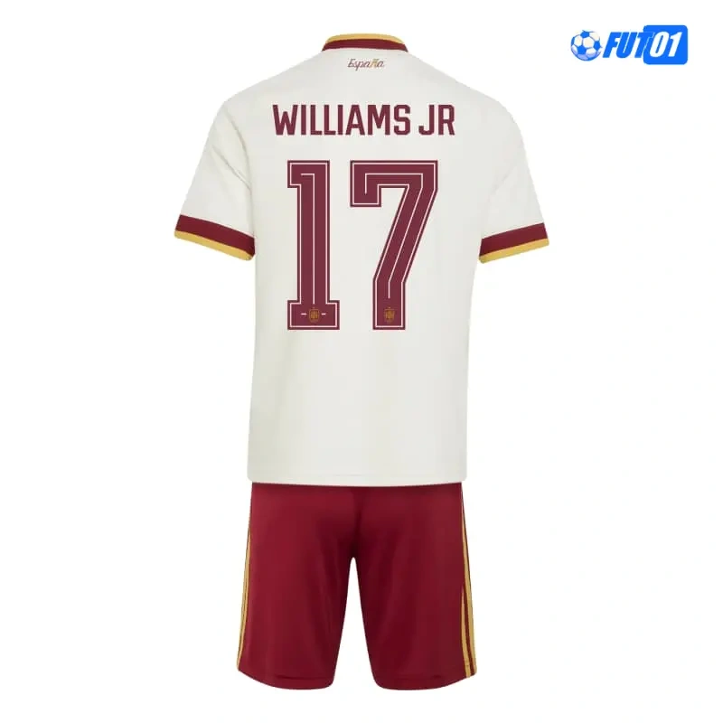 Camiseta Williams Jr 17 España Away Mundial 2026 Niño
