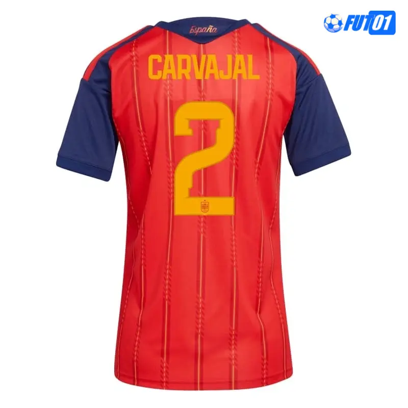 Camiseta Carvajal 2 España Home 2026 Mujer