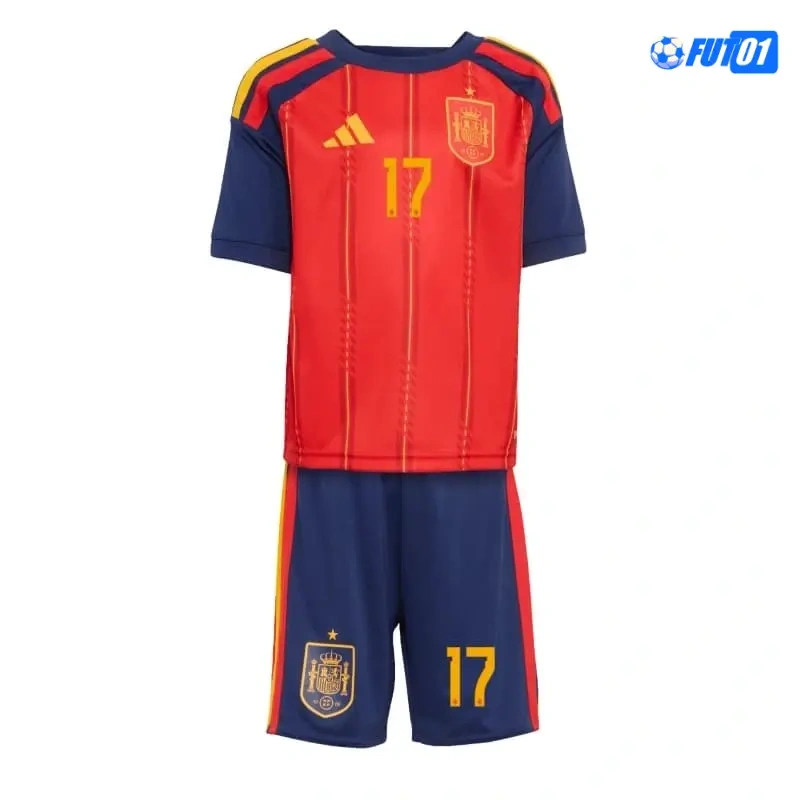Camiseta Williams Jr 17 España Home 2026 Niño