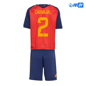 Camiseta Carvajal 2 España Home 2026 Niño