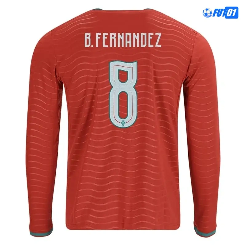 Camiseta B.Fernandes 8 Portugal Home 2026 ML