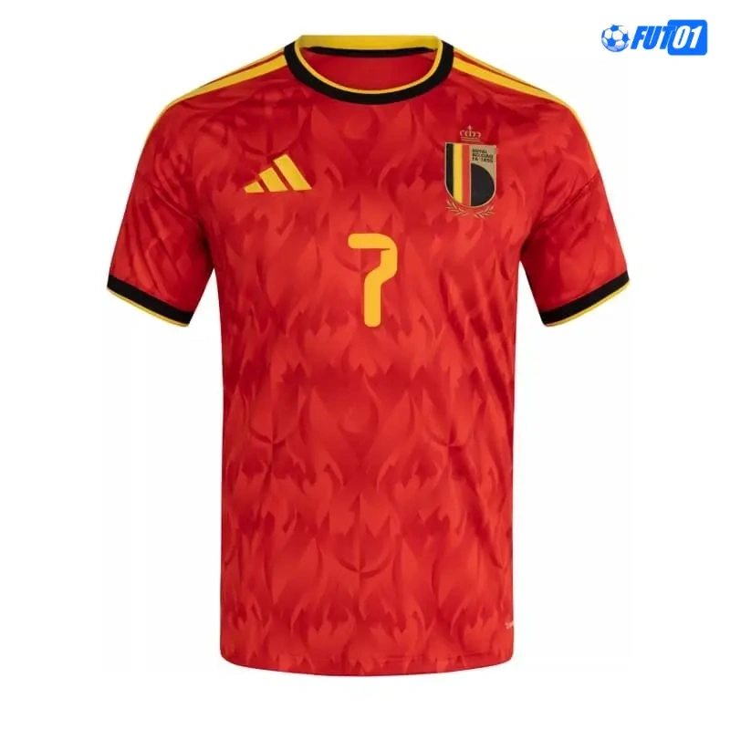 Camiseta De Bruyne 7 Bélgica Home 2026