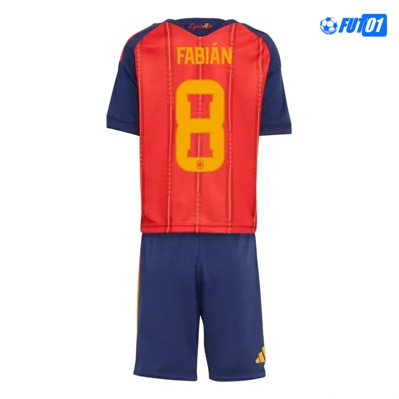 Camiseta Fabián 8 España Home 2026 Niño