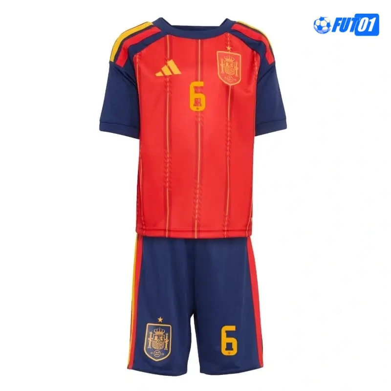 Camiseta Merino 6 España Home 2026 Niño