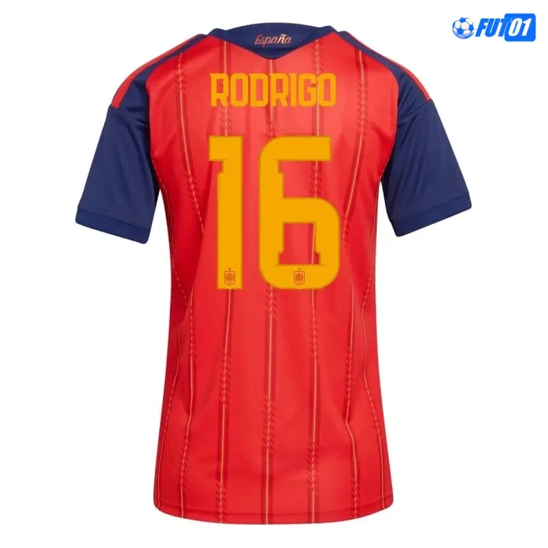 Camiseta Rodrigo 16 España Home 2026 Mujer
