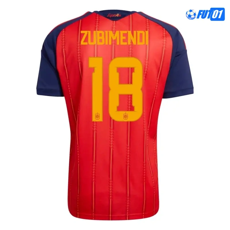 Camiseta Zubimendi 18 España Home 2026