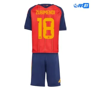 Camiseta Zubimendi 18 España Home 2026 Niño