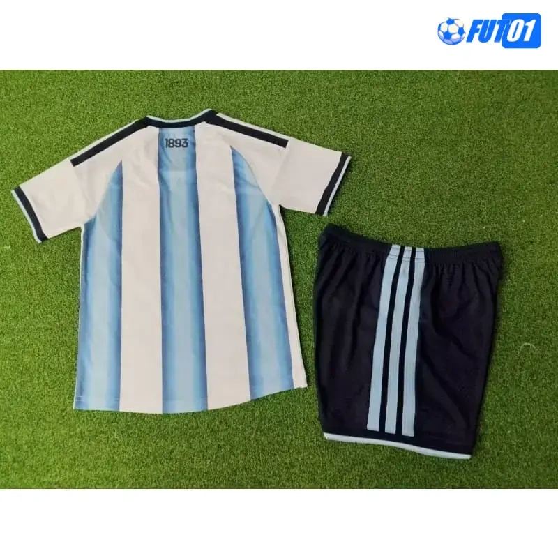 Camiseta Argentina Home Mundial 2026 Niño Versión Jugador
