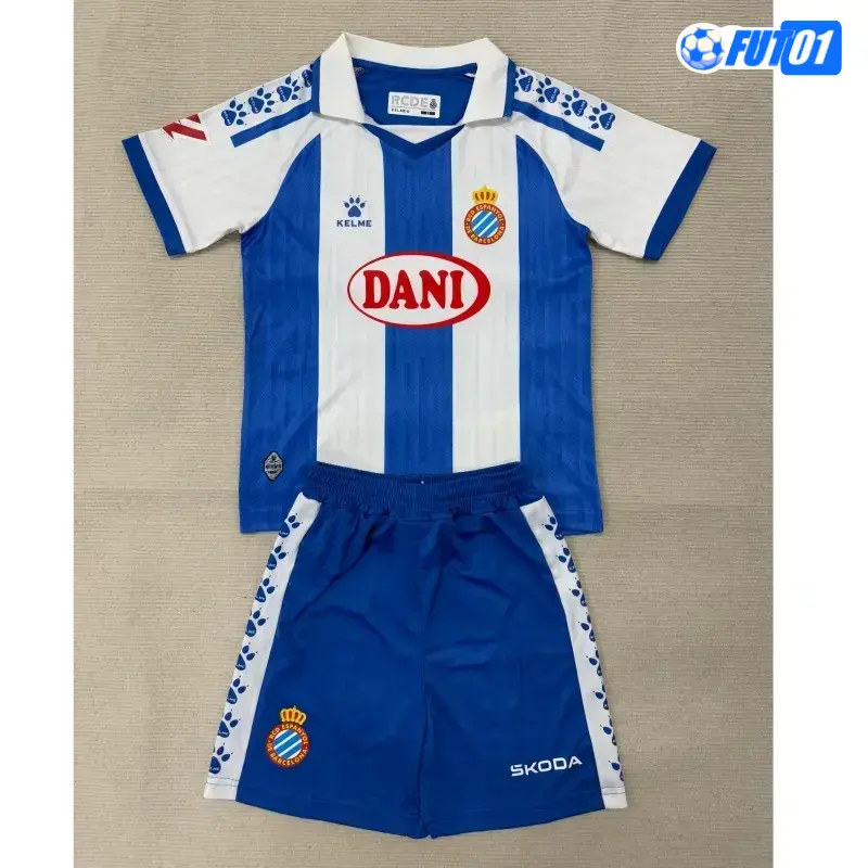 Camiseta Espanyol Home 2025/2026 con Parche La Liga
