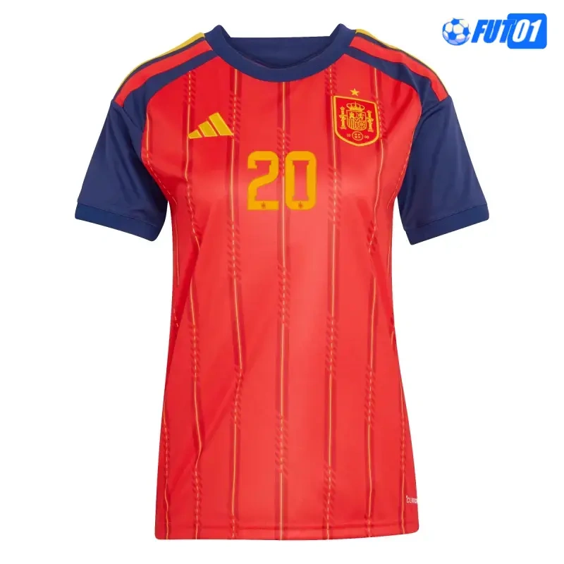 Camiseta Pedri 20 España Home 2026 Mujer