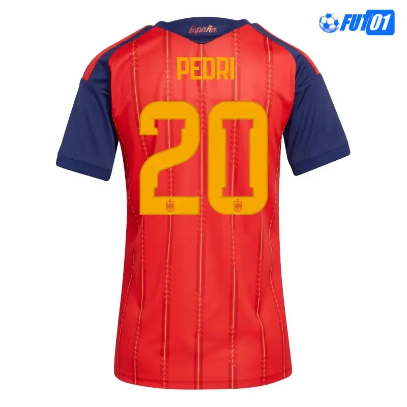 Camiseta Pedri 20 España Home 2026 Mujer
