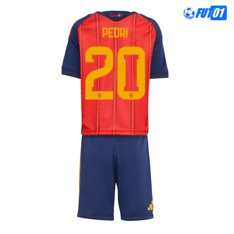 Camiseta Pedri 20 España Home 2026 Niño