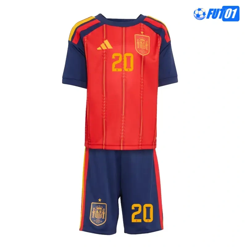 Camiseta Pedri 20 España Home 2026 Niño