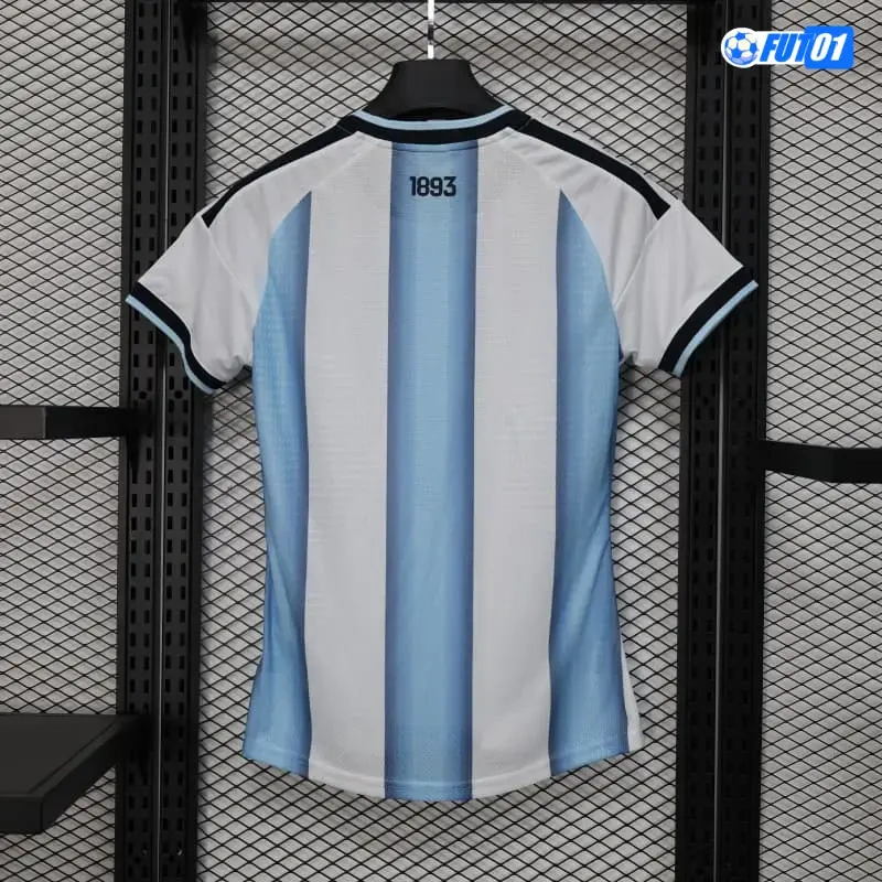 Camiseta Argentina Home Mundial 2026 Mujer Versión Jugador con FIFA2022