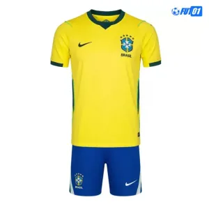 Camiseta Brasil Home Mundial 2026 Niño
