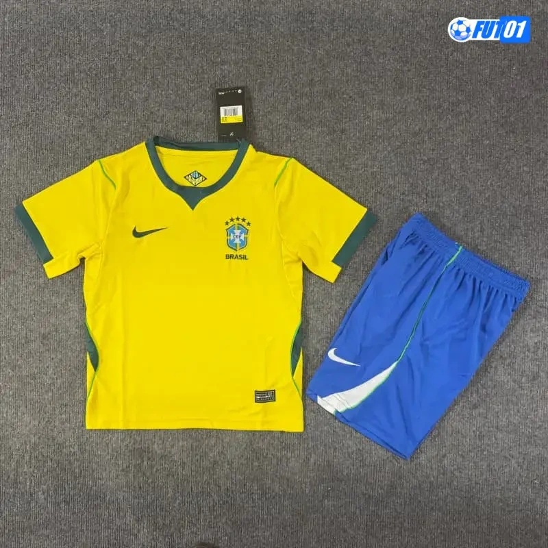 Camiseta Brasil Home Mundial 2026 Niño