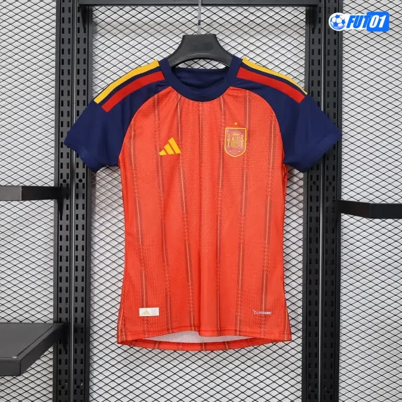Camiseta España Home Mundial 2026 Mujer Versión Jugador