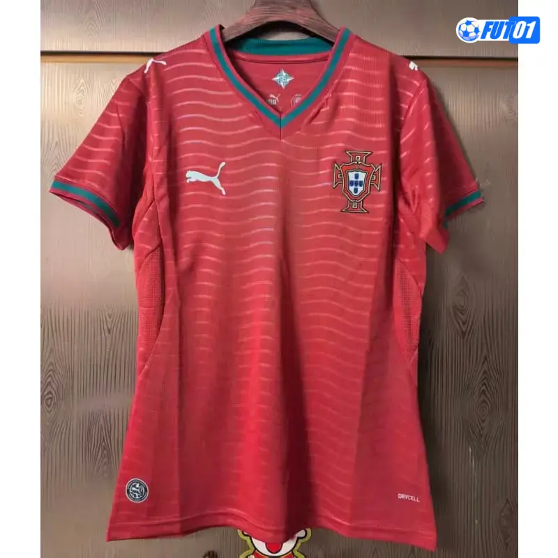 Camiseta Portugal Home Mundial 2026 Mujer