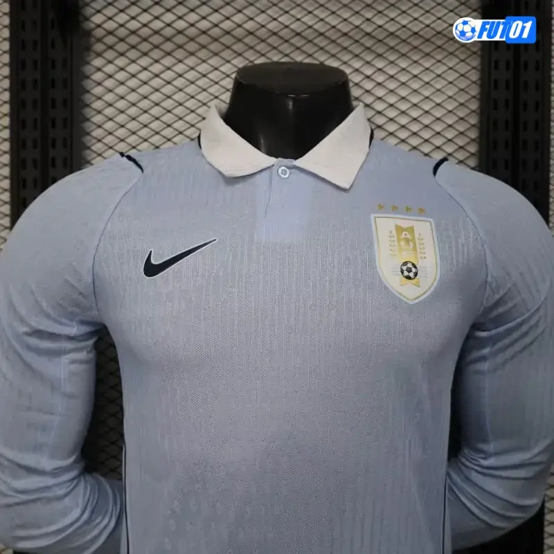 Camiseta Uruguay Home Mundial 2026 Versión Jugador ML