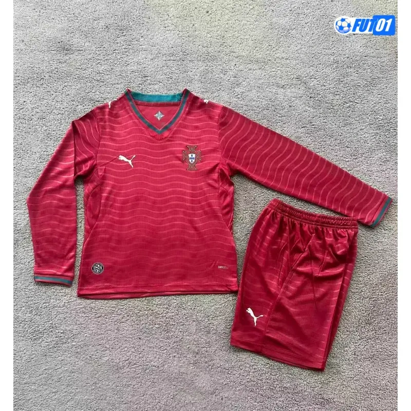 Camiseta Portugal Home Mundial 2026 Niño ML