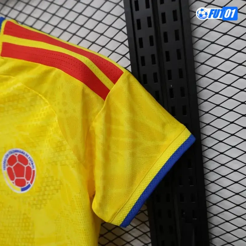 Camiseta Corta Colombia Home Mundial 2026 Mujer Versión Jugador