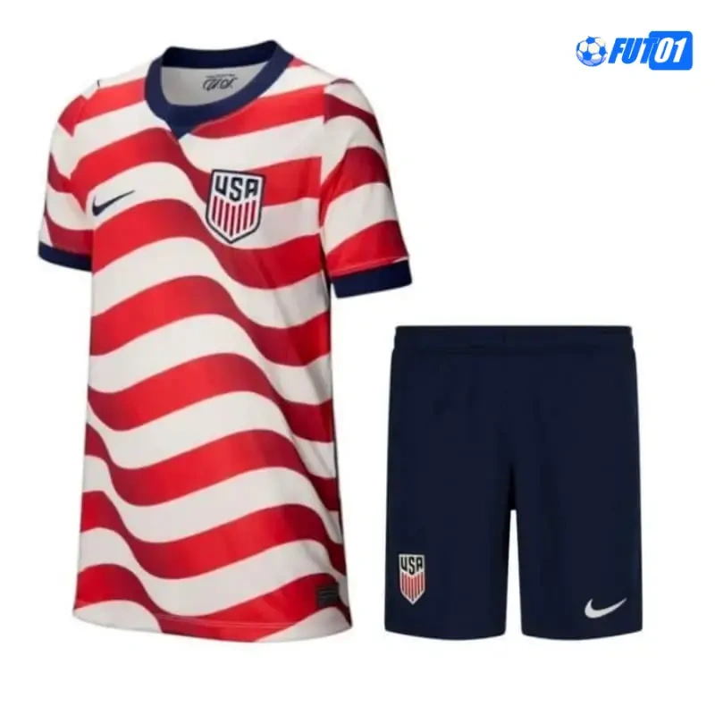 Camiseta EE.UU Home Mundial 2026 Niño
