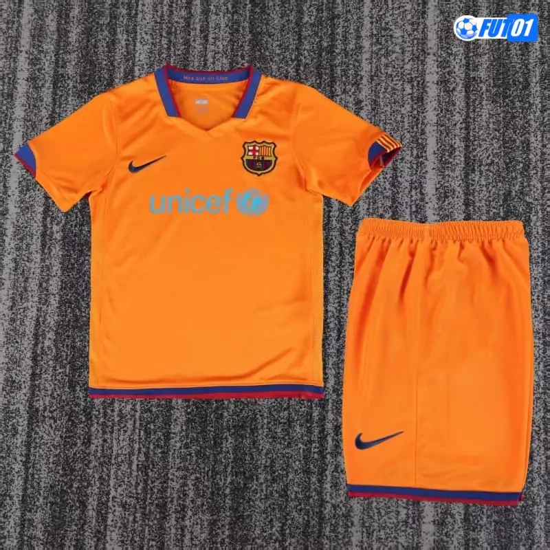 Camiseta Barcelona Away 2006/2007 Retro Niño