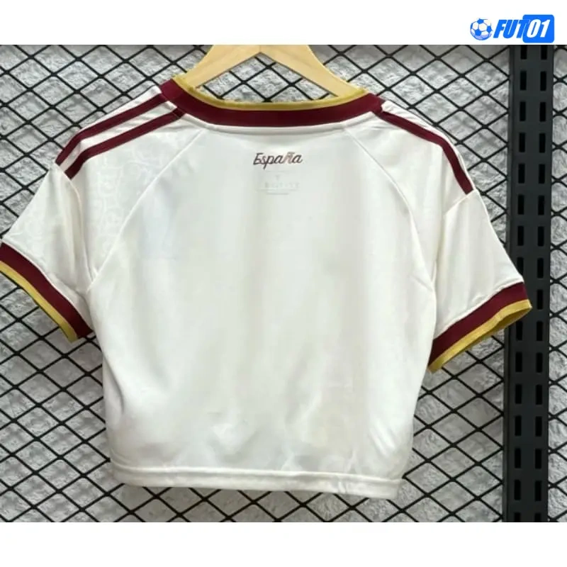 Camiseta Corta España Away Mundial 2026 Mujer Versión Jugador