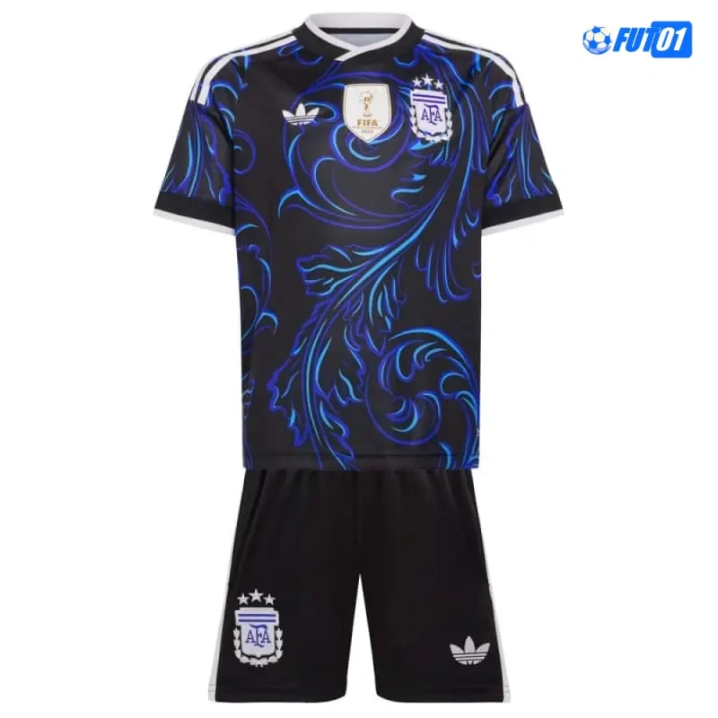 Camiseta Argentina Away Mundial 2026 Niño con FIFA2022