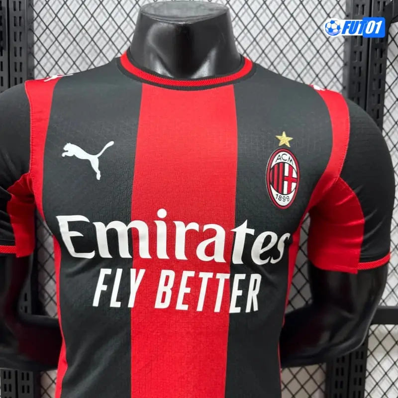 Camiseta AC Milan 2026/2027 Versión Jugador Rojo/Negro