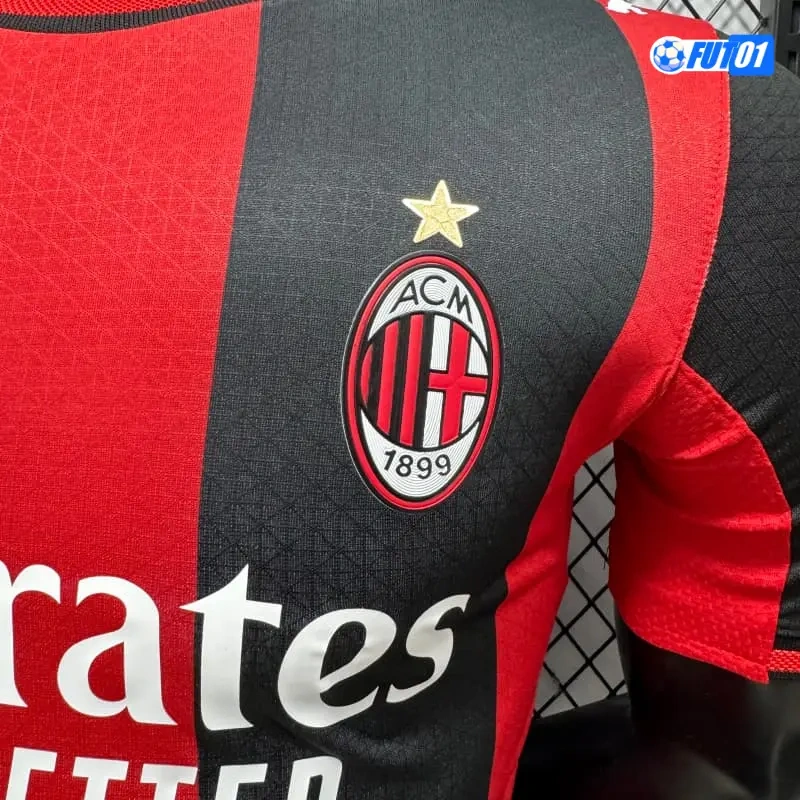 Camiseta AC Milan 2026/2027 Versión Jugador Rojo/Negro