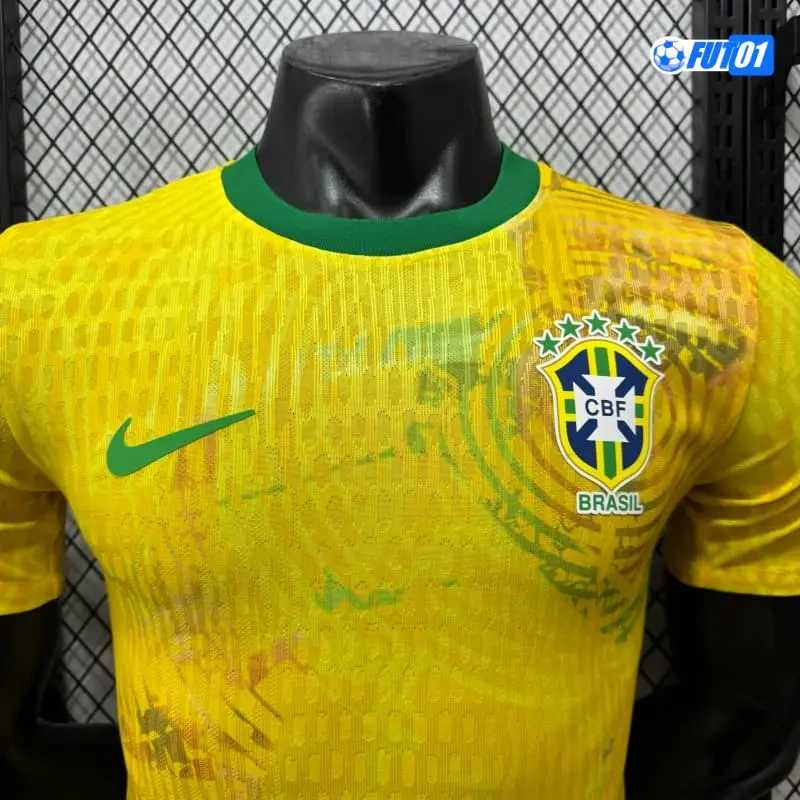 Camiseta Brasil 2026 Edición Especial Versión Jugador Amarillo