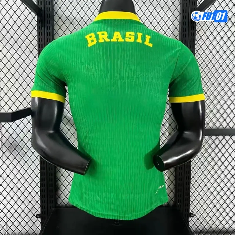 Camiseta Brasil 2026 Edición Especial Versión Jugador Verde