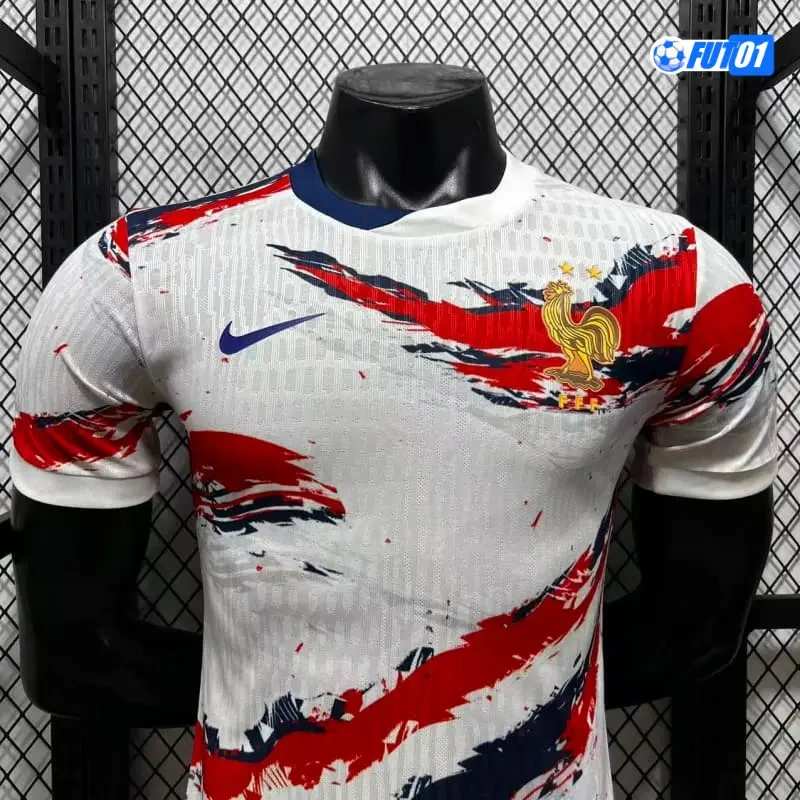 Camiseta Francia 2026 Edición Especial Versión Jugador Blanco/Rojo