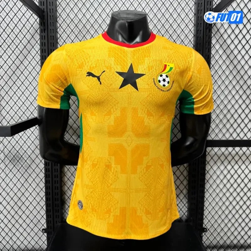 Camiseta Ghana Away Mundial 2026 Versión Jugador